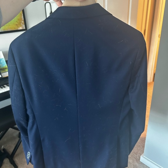 Joseph Abboud Modern Fit Coat, Blue - Picture 3 of 3